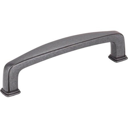 Jeffrey Alexander 96 mm Center-to-Center Gun Metal Square Milan 1 Cabinet Pull 1092DACM
